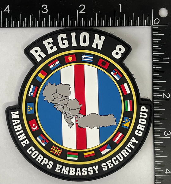 Officially Licensed USMC Embassy Security Region 8 Patch