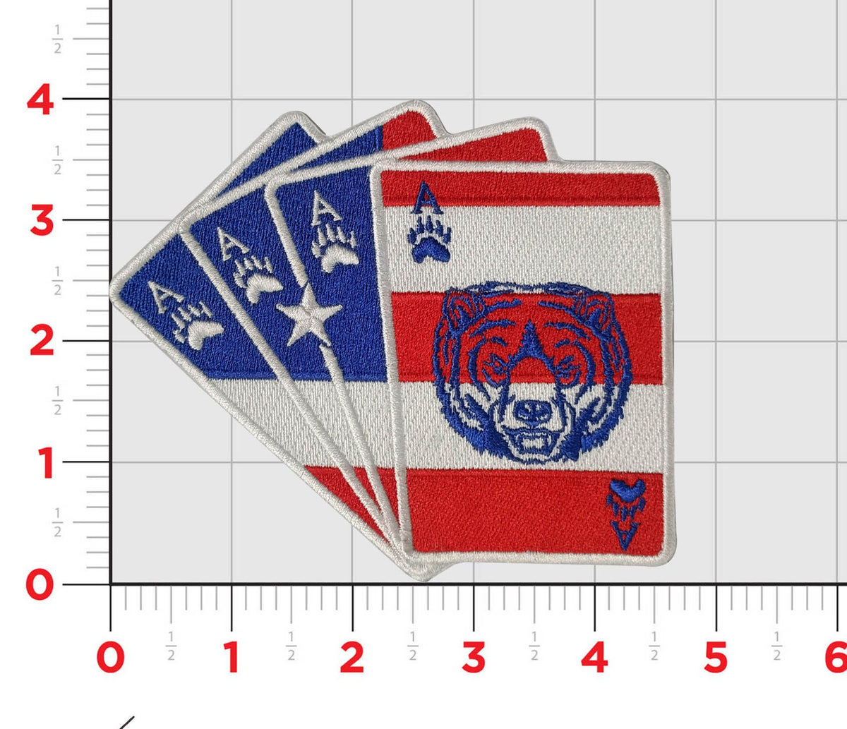 Official VAW-124 Bear Aces Fourth of July Patches