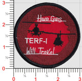 Official HMLA-167 Have Guns Will Travel Shoulder Patches