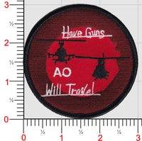 Official HMLA-167 Have Guns Will Travel Shoulder Patches