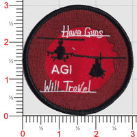 Official HMLA-167 Have Guns Will Travel Shoulder Patches