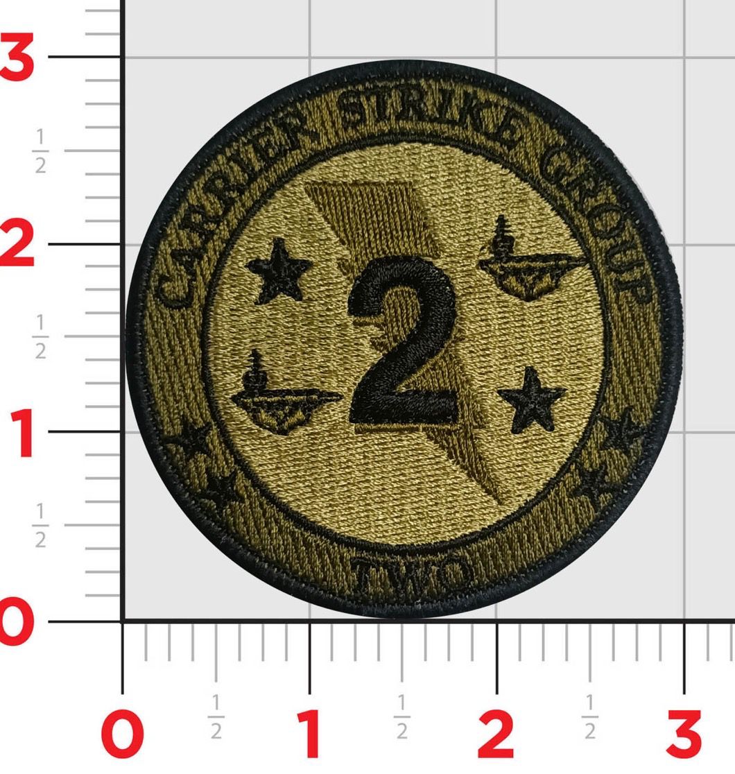Officially Licensed US Navy Carrier Strike Group 2 Patch