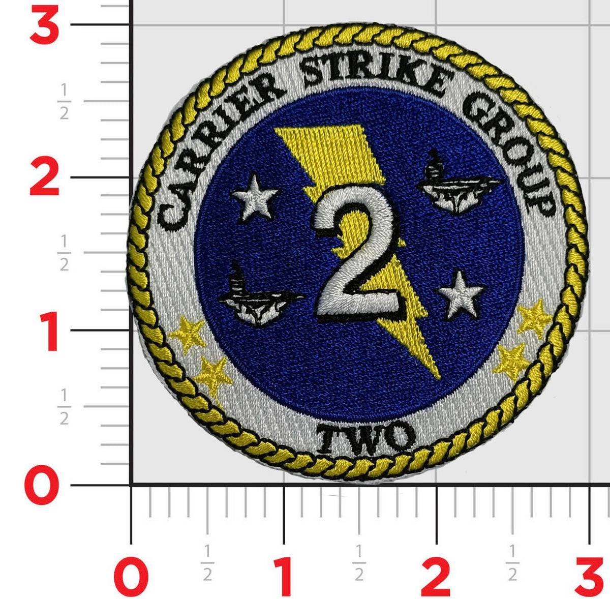 Officially Licensed US Navy Carrier Strike Group 2 Patch