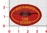 E-2, E-2C, and E-2D Hawkeye Flight Hour Patches