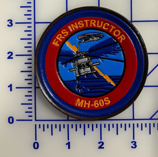 Official HSC-2 Fleet Angels FRS Instructor Leather Shoulder Patch