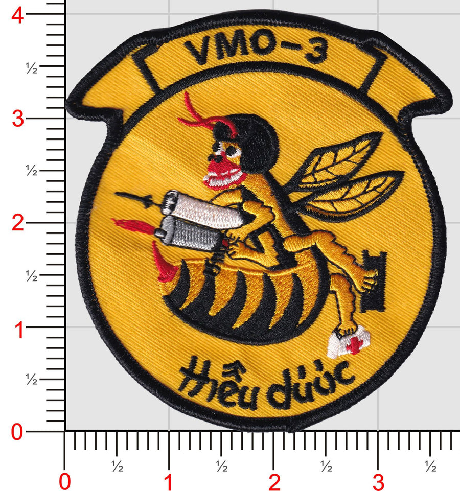 Officially Licensed USMC VMO-3 HMLA-367 Scarface Throwback Patch