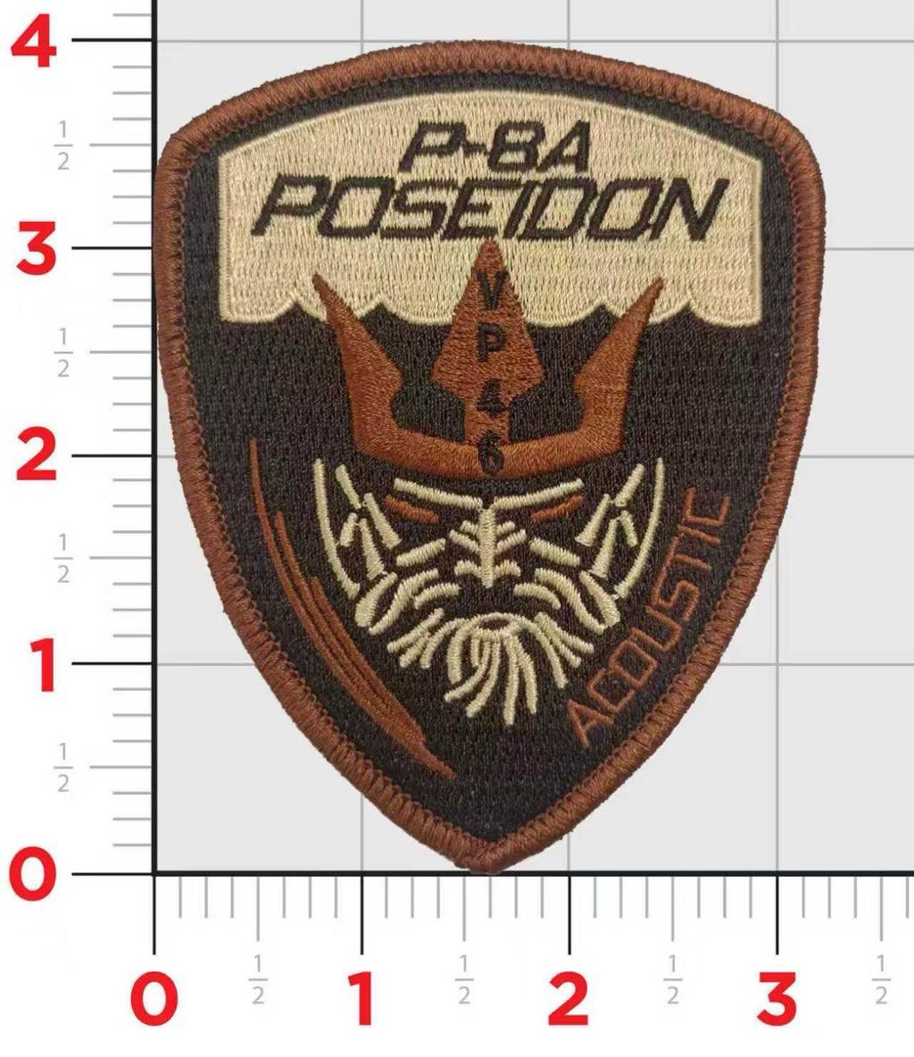 Official VP-46 Grey Knights P-8 Poseidon Qual Patch Patch