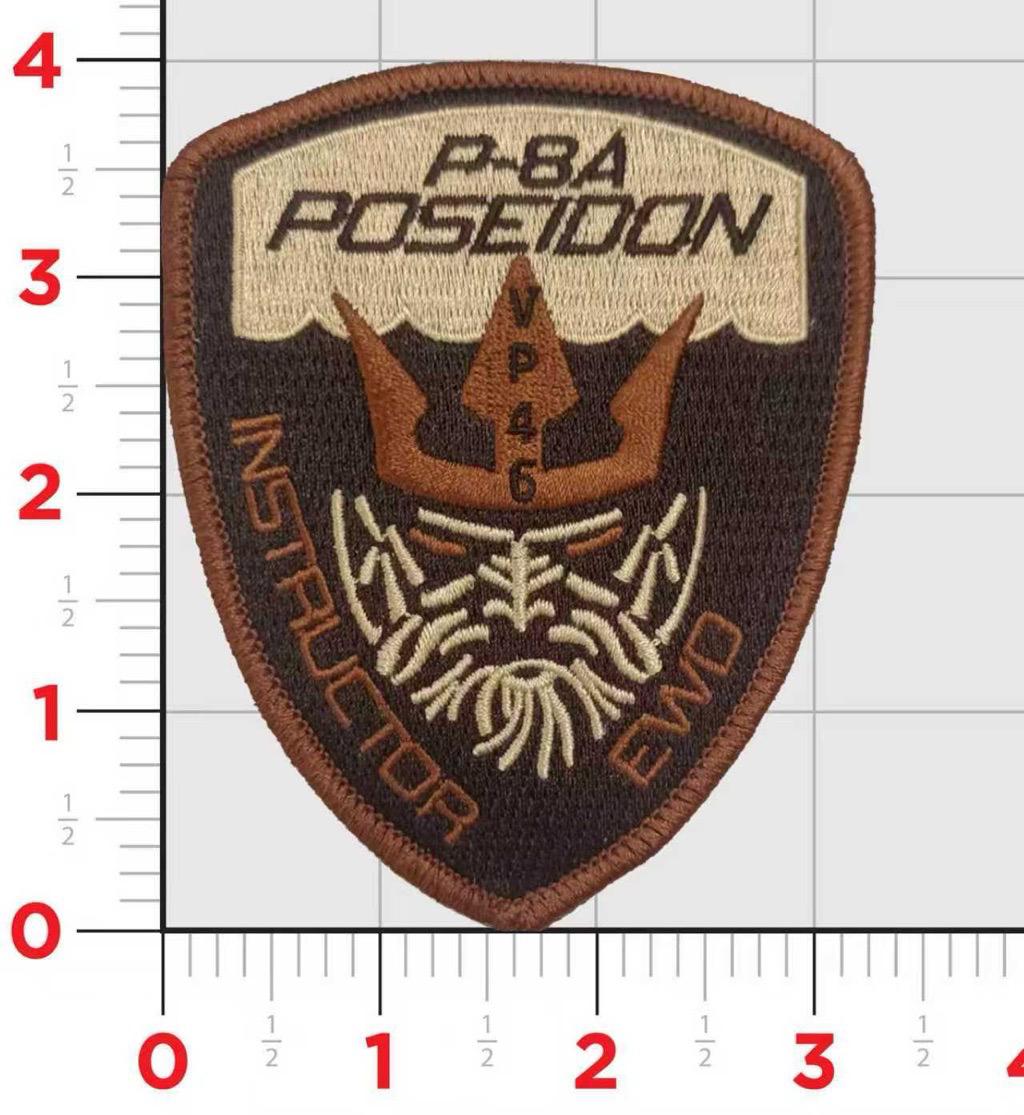 Official VP-46 Grey Knights P-8 Poseidon Qual Patch