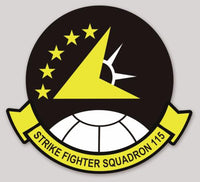 Officially Licensed US Navy VFA-115 Eagles Squadron Sticker