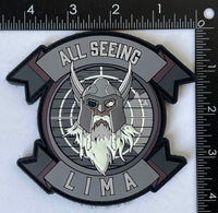 Official Marine Aviation Control Squadron MACS-1 Company L All Seeing Lima PVC Patch