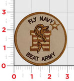 Officially Licensed Fly Navy Beat Army Patch