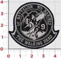 Officially Licensed USMC 1st Bn 9th Marines Walking Dead Patch