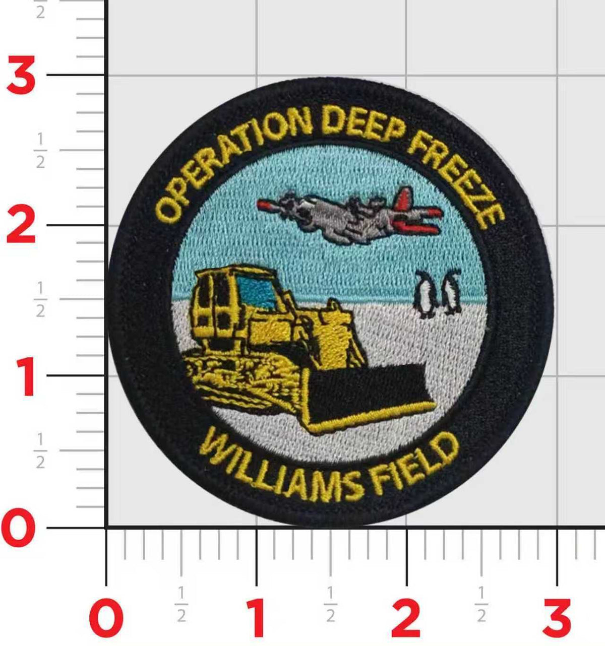 Official Antarctica Operation Deep Freeze McMurdo Station and Williams Field Patches