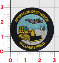 Official Antarctica Operation Deep Freeze McMurdo Station and Williams Field Patches