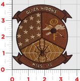 Officially Licensed USMC MALS 13 Black Widows Patch