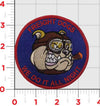 Embroidery 3.5" inch -with hook & loop Red
