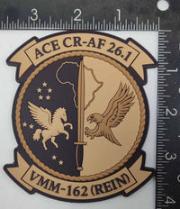 Officially Licensed USMC VMM-162 Golden Eagles 26.1 REIN Patch