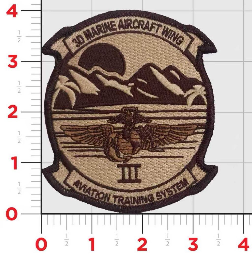 Official 3rd MAW Marine Air Wing Training Systems Patch