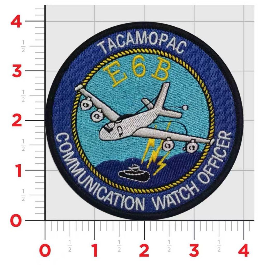 Official VQ-3 Ironman TACAMOPAC E-6B Patch