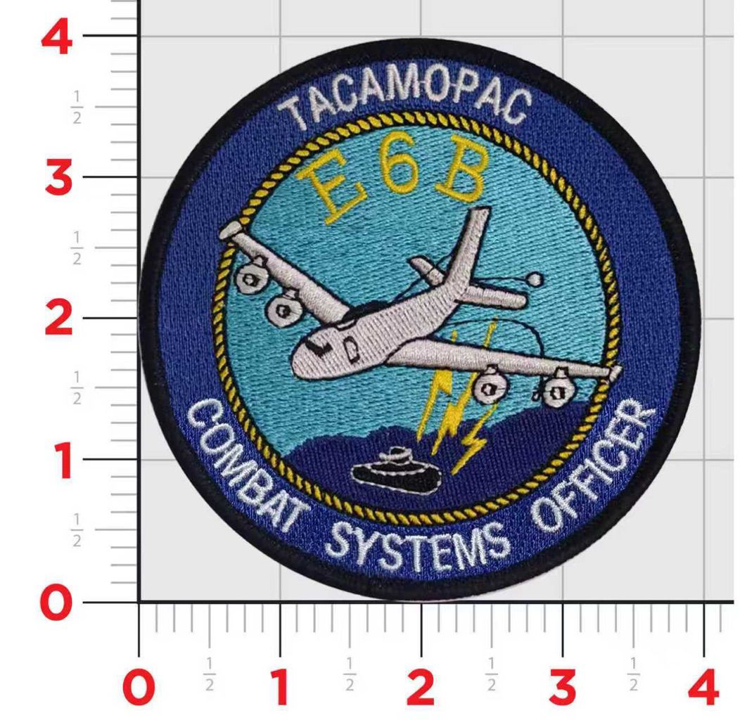 Official VQ-3 Ironman TACAMOPAC E-6B Patch
