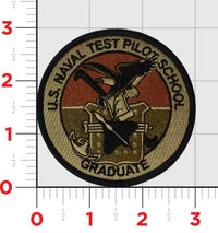 Officially Licensed US Navy Test Pilot School USNTPS Graduate Shoulder Patch