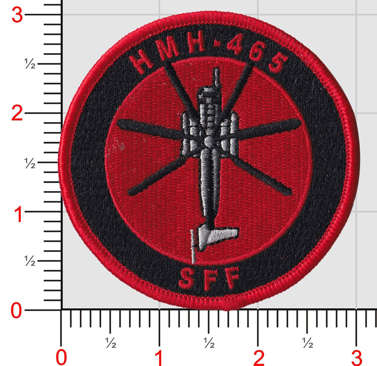 Official HMH-465 Warhorse CH-53 Flightline Qual Patches