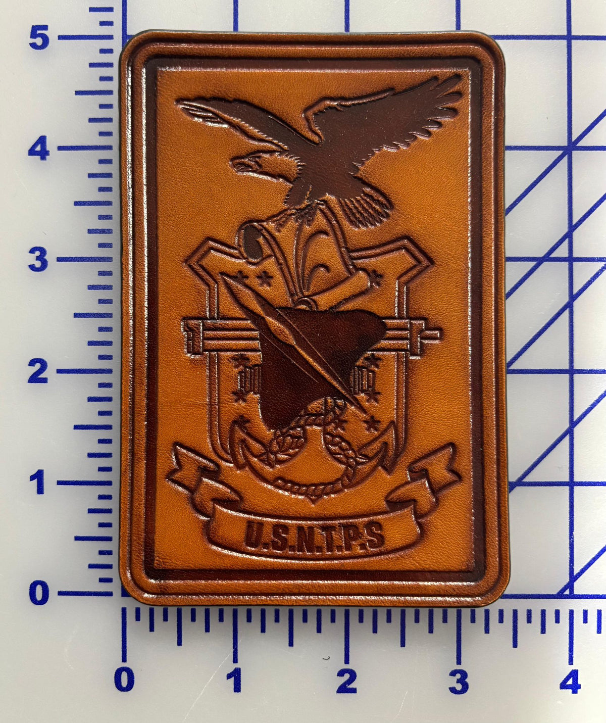 Officially Licensed US Navy Test Pilot School Student Leather Patch