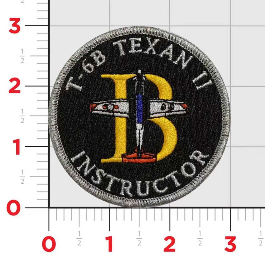 Official T-6B Texan II Instructor Pilot Patches