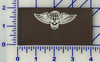 Brown / Flight Equipment Wings (Silver) / With Velcro