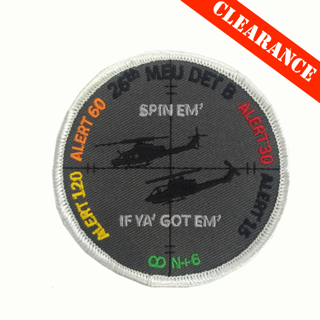 Official HMLA-167 26th MEU DET B Shoulder Patch