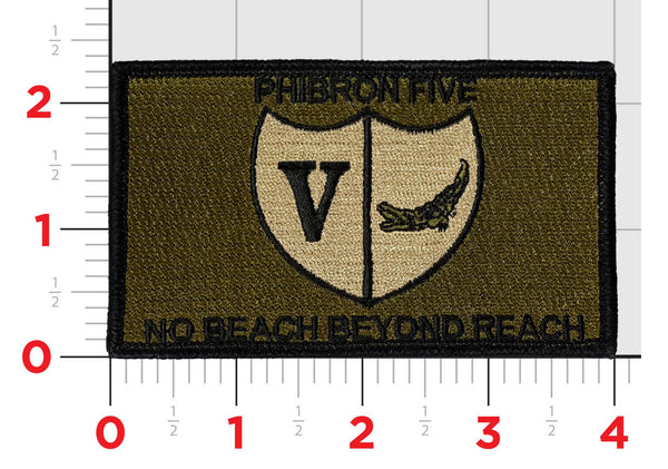 Official USMC 5th Amphibious Flag Patch