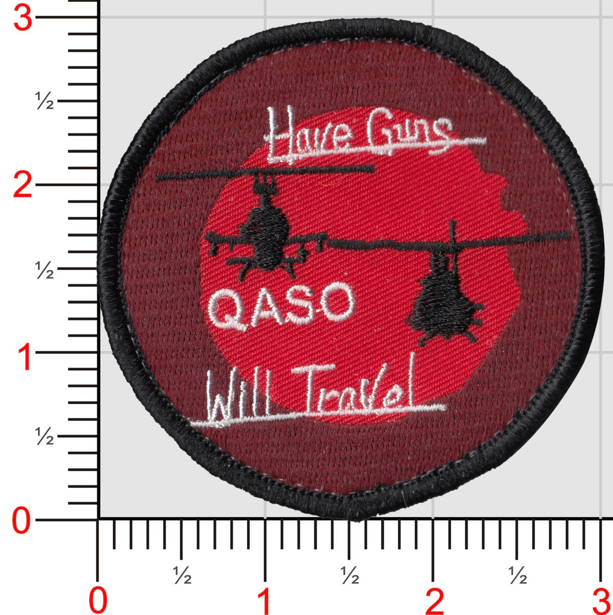 Official HMLA-167 Have Guns Will Travel Shoulder Patches