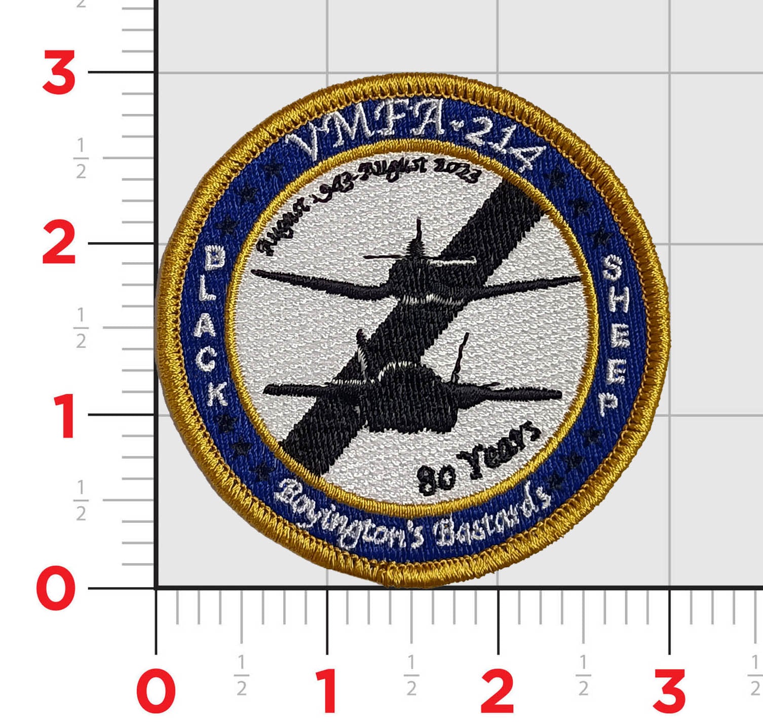 Buy Official VMFA-214 Blacksheep S Patch | MarinePatches.com ...