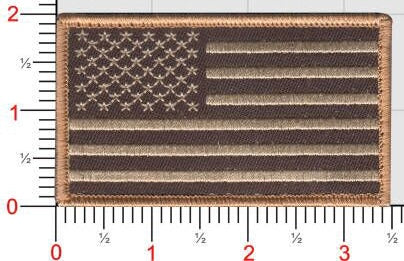 American US Flag Patches