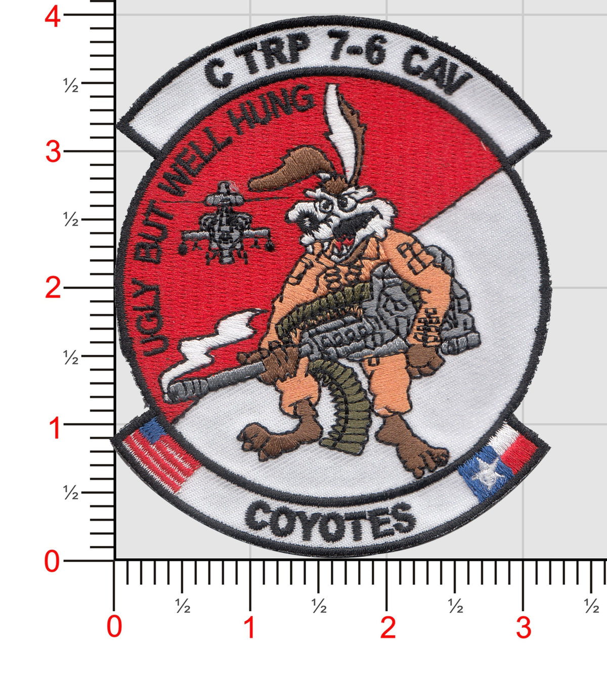 US Army C Troop 7-6 Cav Coyotes Patch