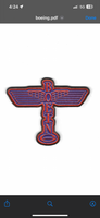 Boeing Leather patch