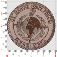 Officially Licensed USMC Marine Forces MARFOR Europe/Africa Patch