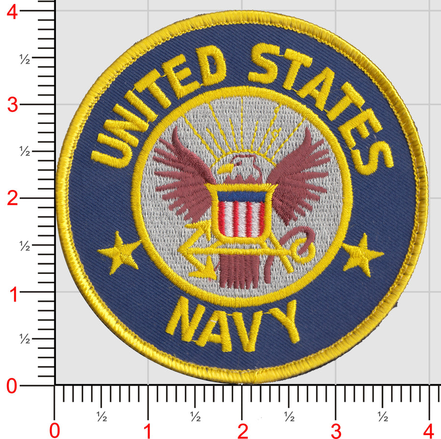 Officially Licensed US Navy Enlisted Crest Patch (Navy)