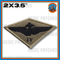Officially Licensed USMC 4th Marine Air Wing MAW Patch