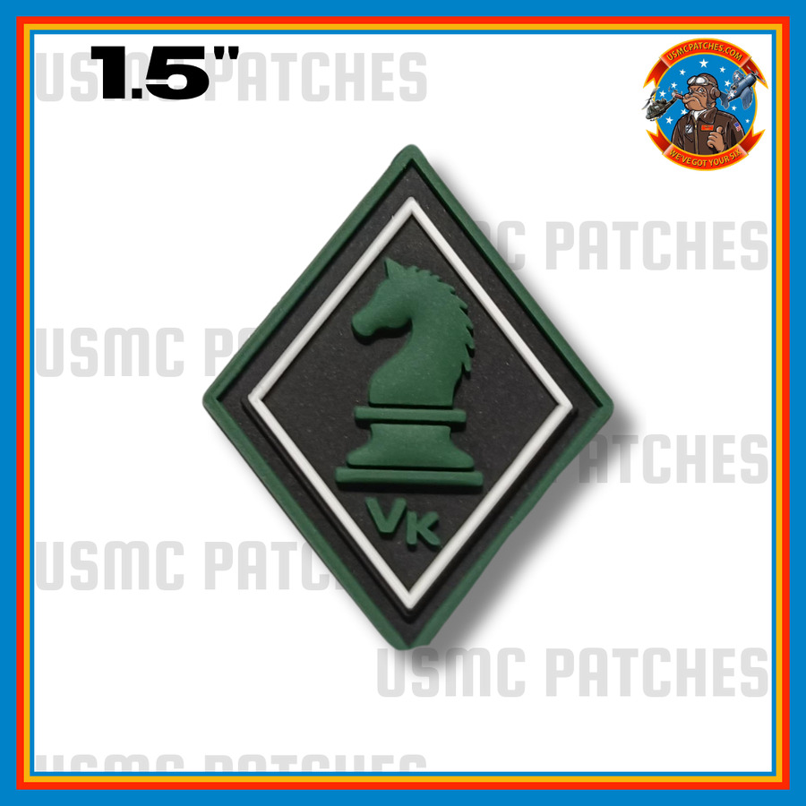 Official VMFA-121 Green Knights Mini PVC Patch