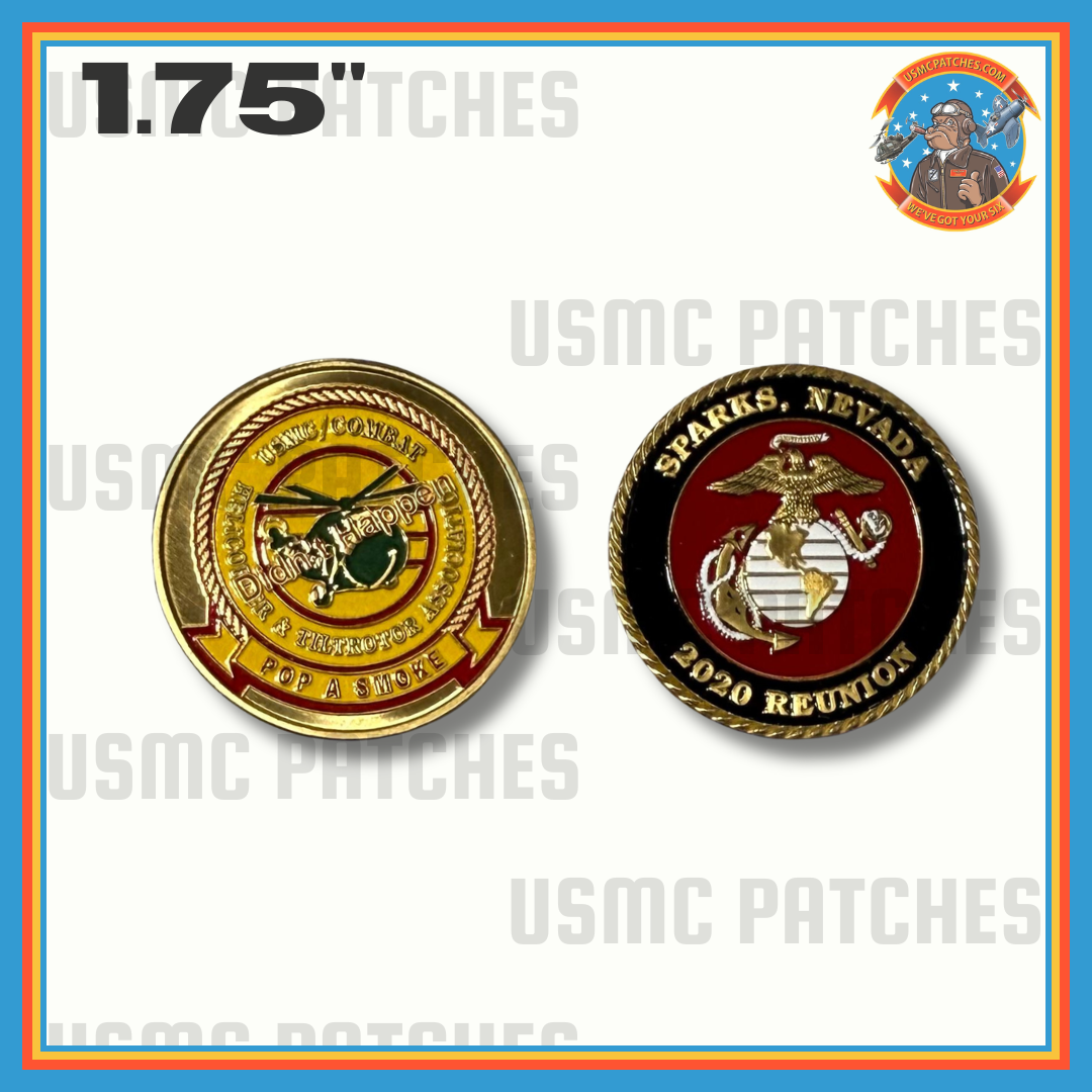Officially Licensed USMC/Combat Helicopter & Tiltrotor Association Sparks Nevada 2020 Reunion Didnt Happen Coin
