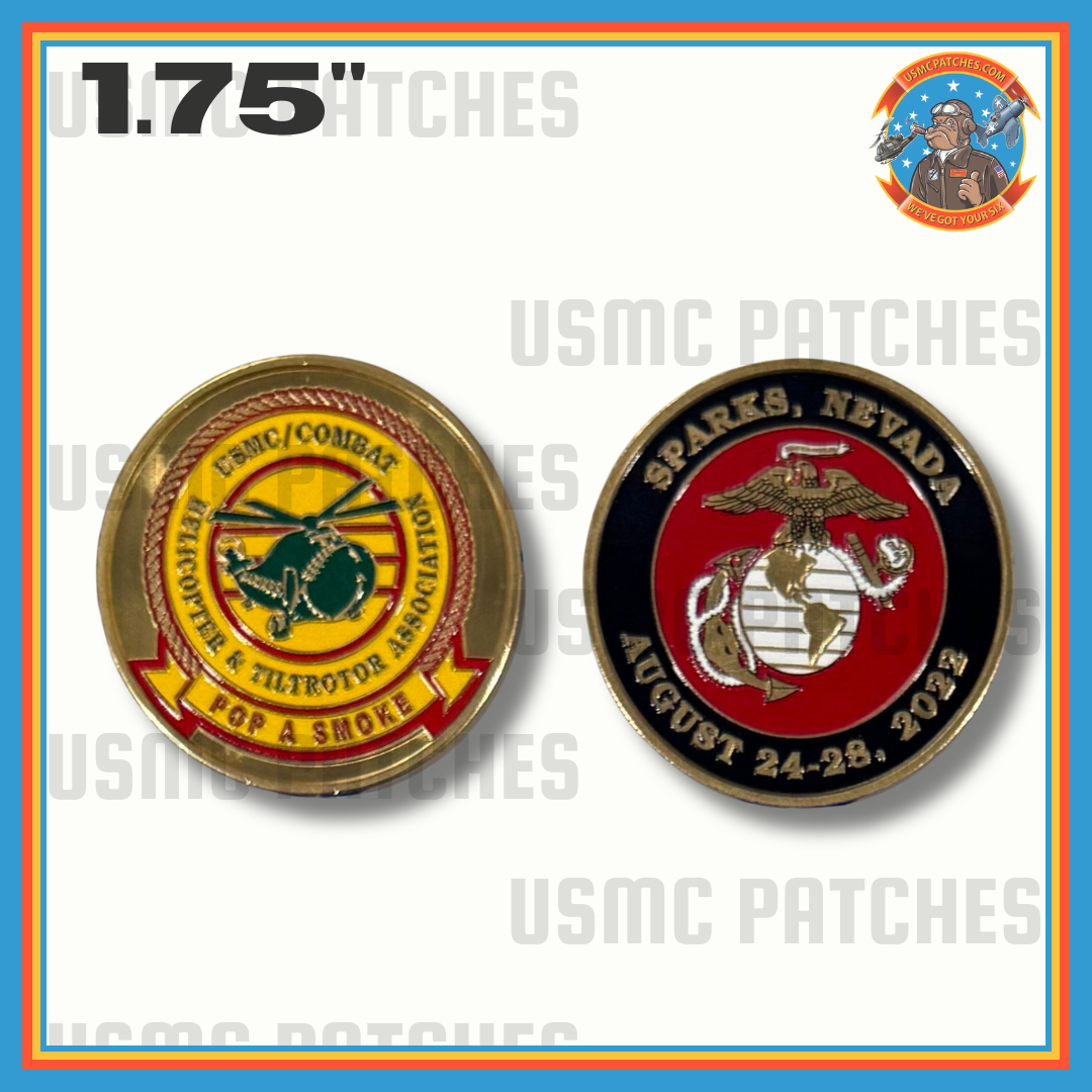 Officially Licensed USMC/Combat Helicopter & Tiltrotor Association Sparks Nevada 2020 Reunion Didnt Happen Coin