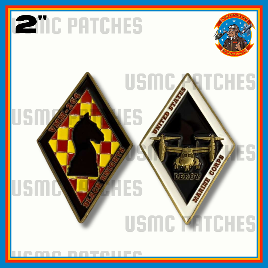 Official VMM-264 Black Knights Coins