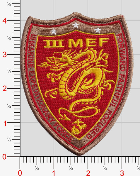Officially Licensed 3rd MEF Marine Expeditionary Force Patch