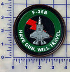 Official VMFA-121 Green Knights F-35B Leather Patches