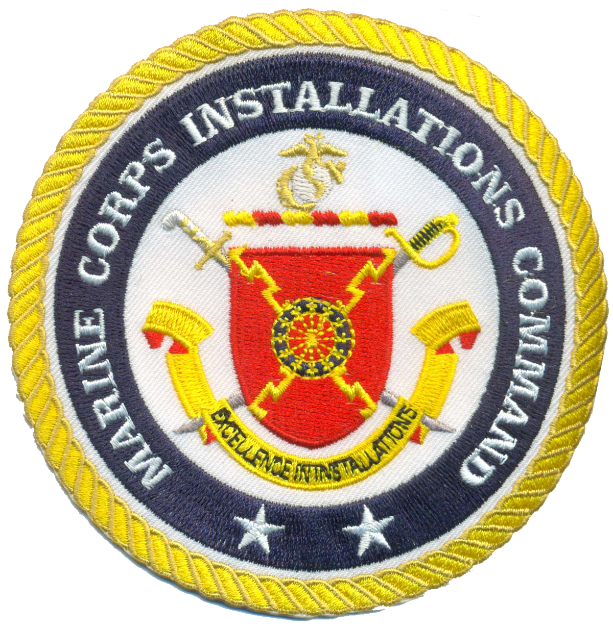 Officially Licensed USMC Marine Corps Installations Command Patches