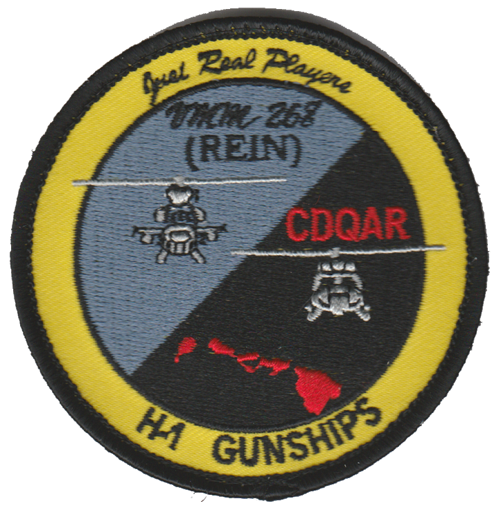 Official VMM-268 Red Dragons Skid DET Patch