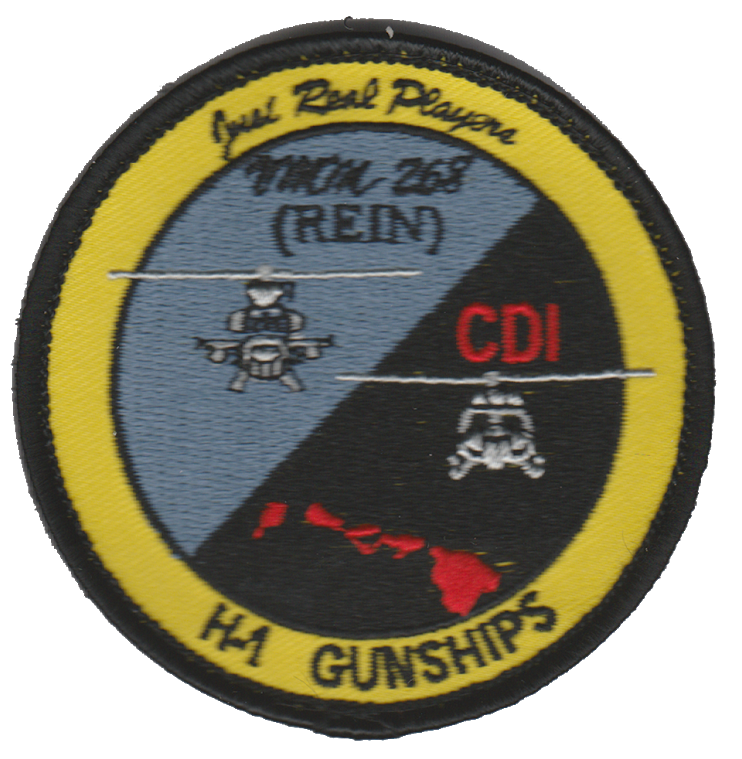 Official VMM-268 Red Dragons Skid DET Patch