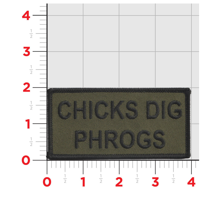 CH-46 Chicks Dig Phrogs Patches