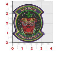 Official HMLA-773 Det A Mardi Gras Patches